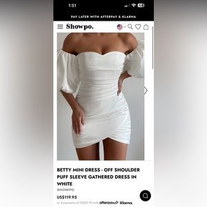 Brand New Showpo Dress